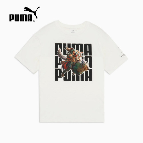 PUMA彪马MONSTER HUNTER怪物猎人荒野联名款半袖短袖T恤636486-02