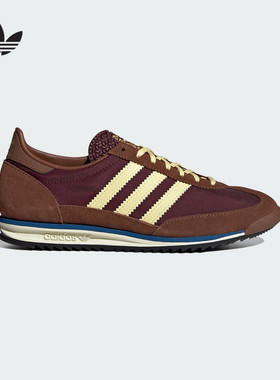 adidas阿迪达斯薄底运动鞋2025春女鞋SL 72 OG三叶草T头鞋IE3425