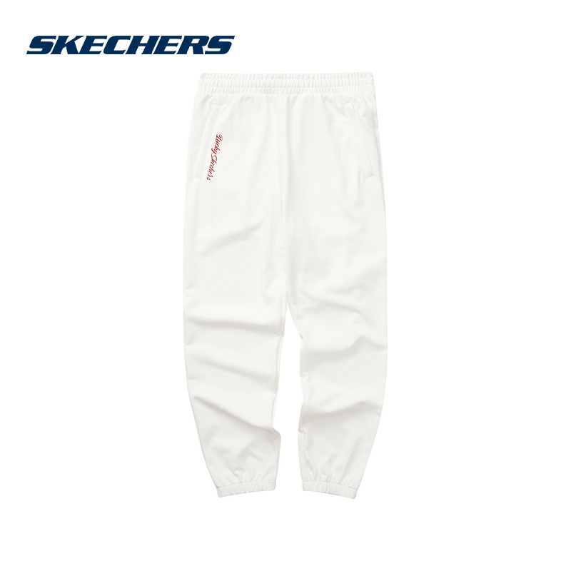 SKECHERS斯凯奇春季男子休闲运动简约百搭针织长裤 L124M024-0074