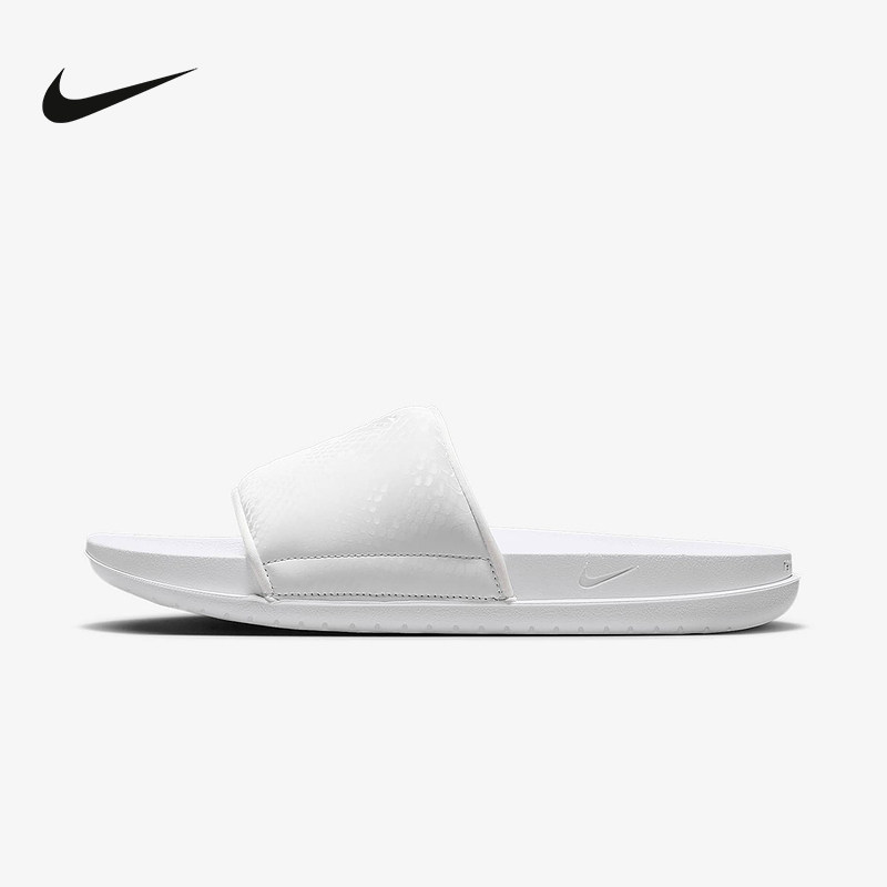 NIKE耐克KOBE科比男拖鞋缓震室内居家一字拖白色休闲鞋IF2870-100