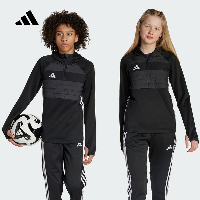 adidas阿迪达斯男大童TIRO ES WINTOPY针织运动卫衣JN9474