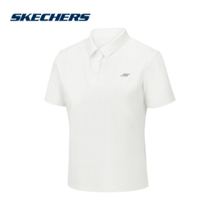 Skechers斯凯奇26夏季女子运动短袖休闲宽松透气T恤衫 P226W087