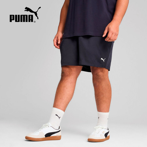 PUMA彪马夏季新款男裤透气宽松休闲运动三分裤梭织短裤687548-16