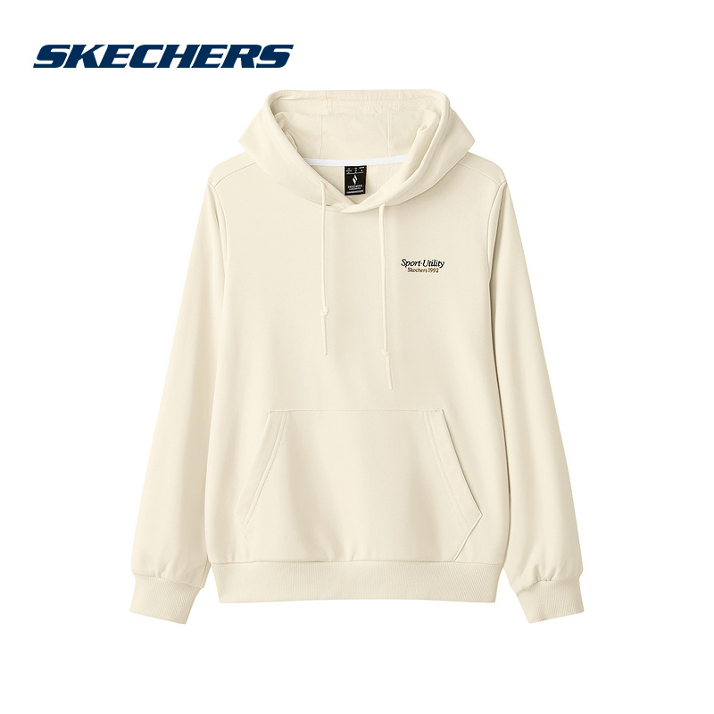 Skechers斯凯奇冬季女套头衫上衣休闲连帽卫衣 L424W088-046L