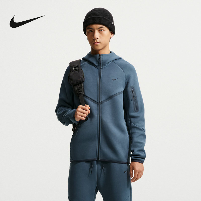 NIKE耐克男子连帽外套秋冬季新款健身运动休闲宽松夹克IZ8072-438