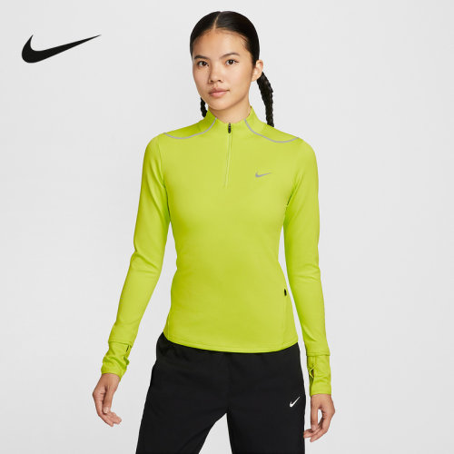 NIKE耐克SWIFT THERMA-FIT ADV女子反光跑步上衣打底衫HV2945-389