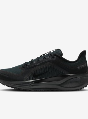 耐克PEGASUS41GTX飞马41防泼水跑步鞋男全黑越野跑鞋FQ1356