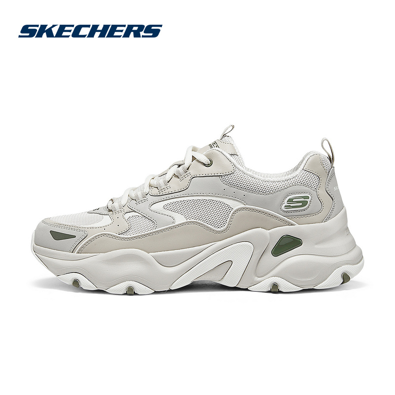 SKECHERS斯凯奇秋季男休闲鞋缓震网面透气运动鞋 232490-OFWT