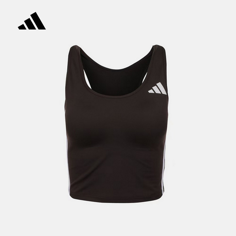 adidas阿迪达斯紧身带胸垫健身服背心2026春女运动内衣 KQ5247
