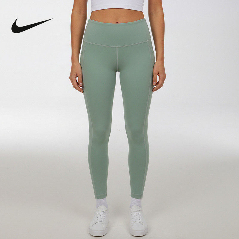 Nike耐克SWIFT女子速干透气高腰口袋跑步九分紧身裤HJ2253-007