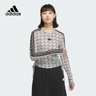 阿迪达斯 （adidas）2024春女长袖T恤 JI9791