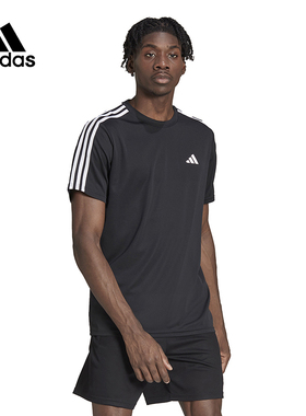 Adidas阿迪达斯男子短袖2025年夏新款舒适耐磨透气圆领T恤IB8150