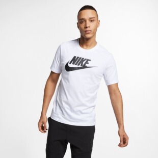 Nike耐克短袖纯色简约舒适亲肤半截袖AR5005