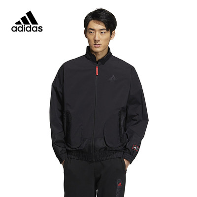 Adidas阿迪达斯外套男2023春季新年款CNY运动训练休闲夹克HZ3037