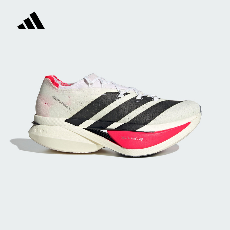 adidas阿迪达斯2025秋ADIZERO PRIME X3碳板+碳柱跑步鞋 JR2597