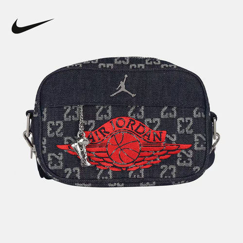 nike耐克男女包2026夏季新款JORDAN运动休闲斜挎包 IW1551-455