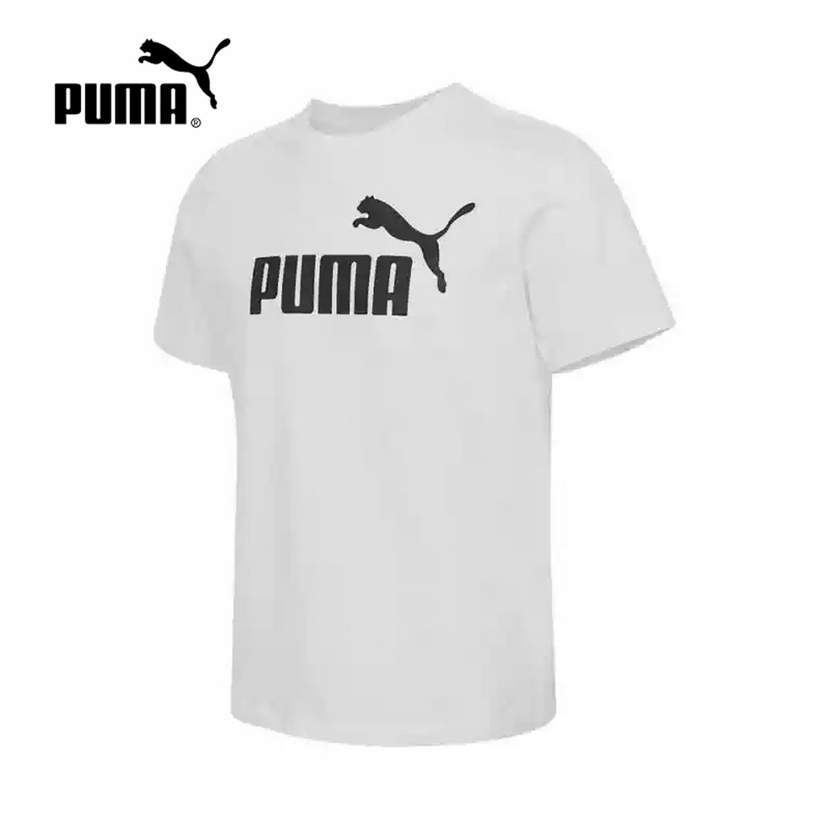 彪马PUMA经典印花运动休闲百搭白色短袖2025夏季男子T恤688958-02