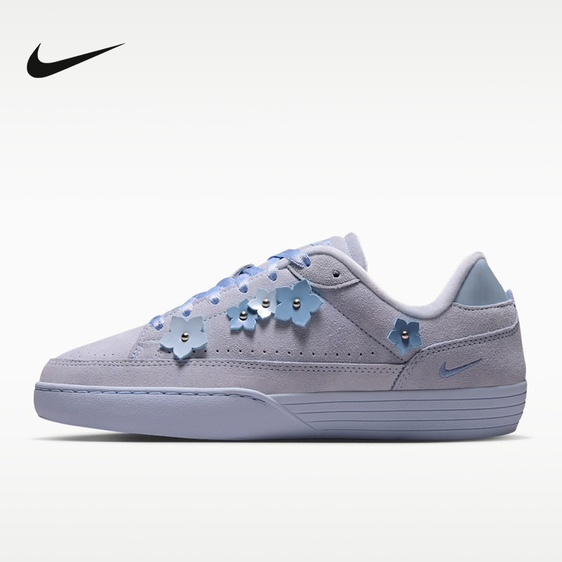 NIKE耐克女子透气运动鞋秋季新款翻毛皮经典休闲鞋板鞋IV5303-400