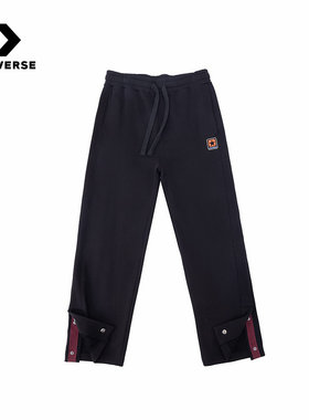 Converse匡威26春男休闲阔腿裤宽松运动裤针织长裤 MCJ698-023