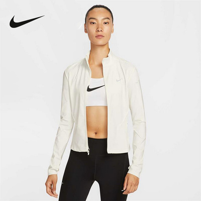 Nike耐克女子夏跑步训练透气反光速干立领运动茄克外套IB1999-133