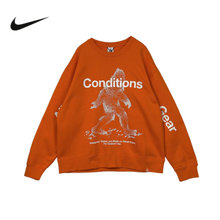 耐克ACG卫衣男子2026春季户外红色休闲宽松加绒套头衫 IF1491-819