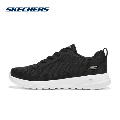 Skechers斯凯奇25秋女士轻质舒适休闲绑带运动健步鞋125703/BKW