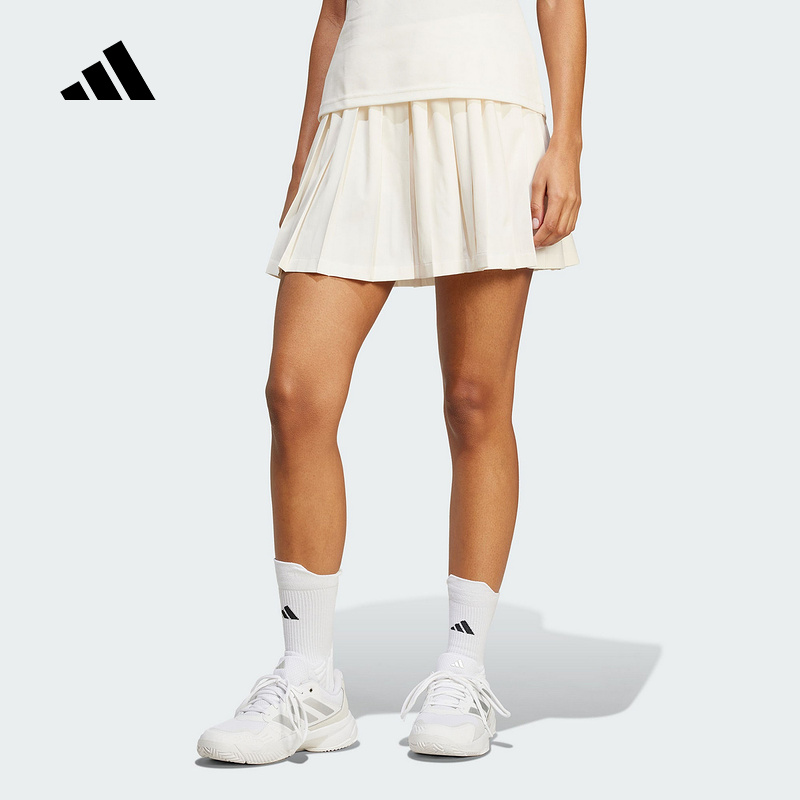 adidas阿迪达斯新品2025夏运动休闲女半裙舒适时尚潮流短裙JG3994