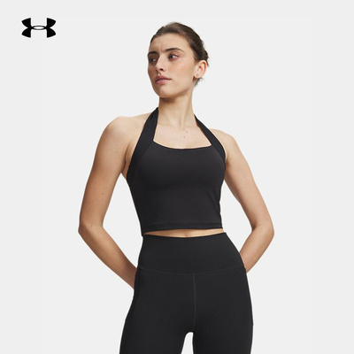 UA安德玛柔感系列女Meridian Halter运动BRA内衣背心 6013246-001
