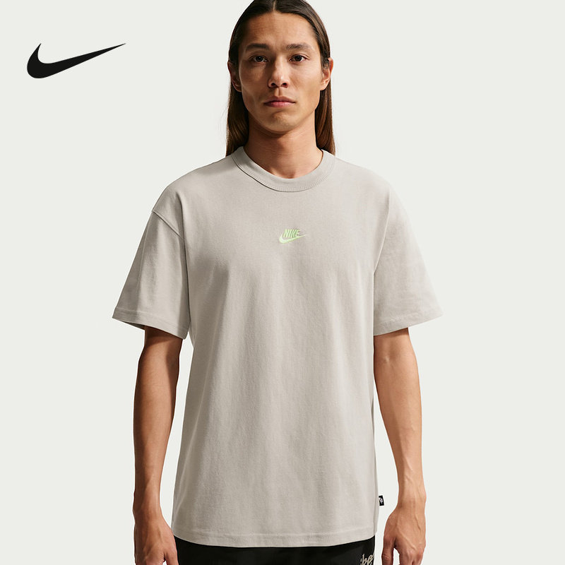 NIKE耐克男T恤夏新款刺绣logo宽松圆领短袖上衣针织衫IH1122-236,运动服/休闲服装,运动T恤,淘宝优惠券,粉丝福利购,淘宝优惠卷