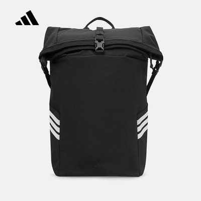 adidas阿迪达斯三条纹旅行收纳登山包2026夏中性双肩背包 KR2586