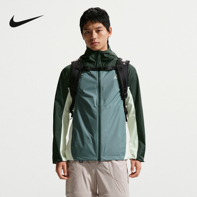 Nike耐克男外套26春新款刺绣ACG户外运动梭织连帽夹克 IF1144-317
