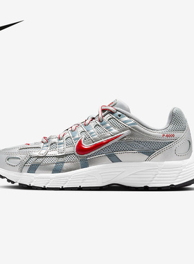 Nike耐克女鞋大童鞋银色复古老爹鞋P-6000跑步鞋运动鞋HV5064-016