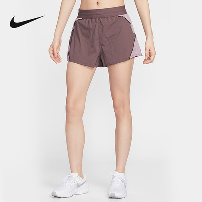 Nike耐克女裤夏新款跑步健身训练裤反光透气运动裤短裤IM9483-502