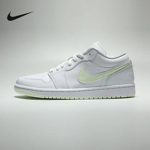 Nike耐克女鞋air Jordan 1 AJ1刺绣低帮鞋运动复古板鞋DC0774-115