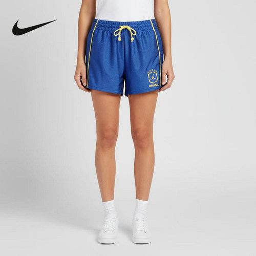 NIKE耐克女短裤2026夏季足球风宽松网眼透气针织运动裤IO2457-417