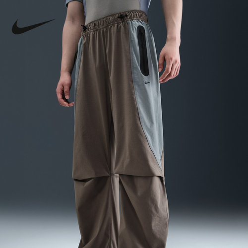 NIKE耐克男子机能风长裤秋新款梭织宽松抽绳收口运动裤IH8467-289