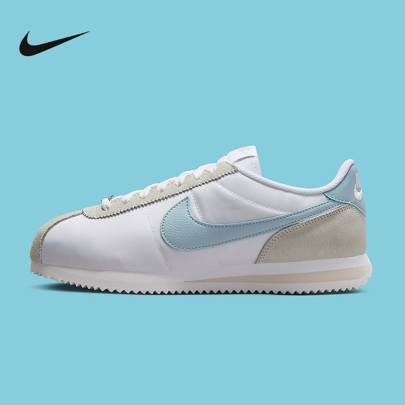 NIKE耐克CORTEZ女子运动鞋复古跑鞋风低帮轻便厚底跑步DZ2795-100