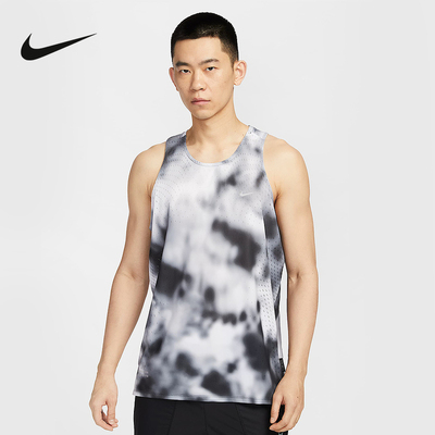NIKE耐克男速干跑步背心夏季新款ADV开衩反光透气运动HJ4147-010