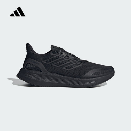 adidas阿迪达斯PUREBOOST5男女黑武士运动鞋跑步鞋JS5061