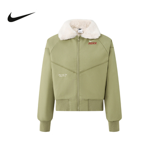 Nike耐克女棉服马年限定脱缰系列新年人造毛皮里料夹克IQ3823-276