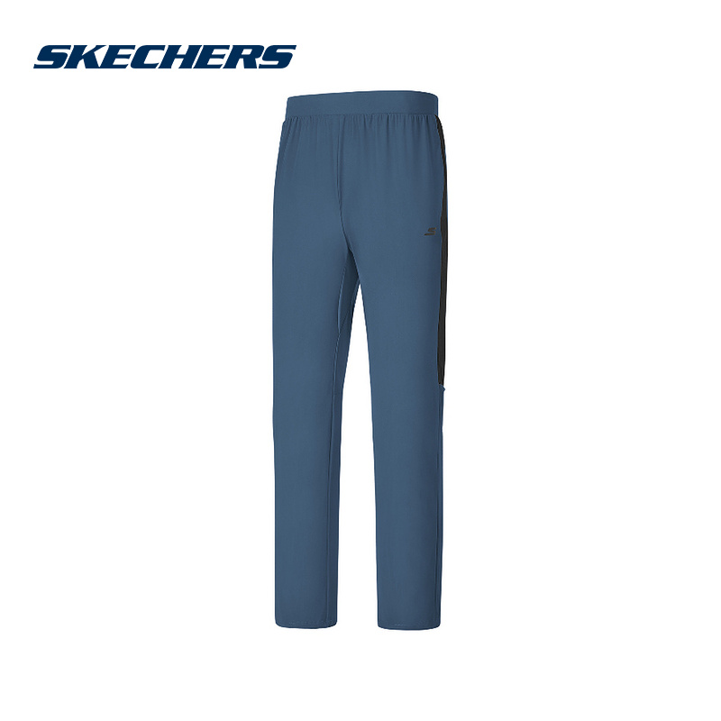 Skechers斯凯奇2025夏男运动裤宽松舒适休闲长裤P225M038-04W6