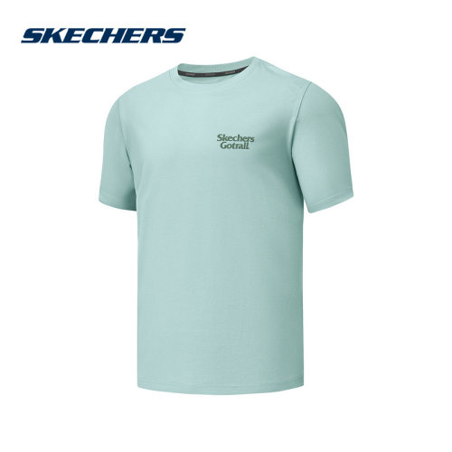Skechers斯凯奇春夏男女同款圆领休闲T恤针织短袖 P225U004/03WV