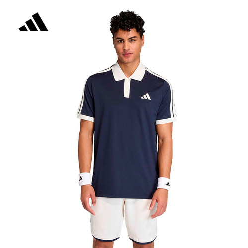 adidas阿迪达斯速干网球运动半截袖2026春男短袖POLO衫T恤 KA5899