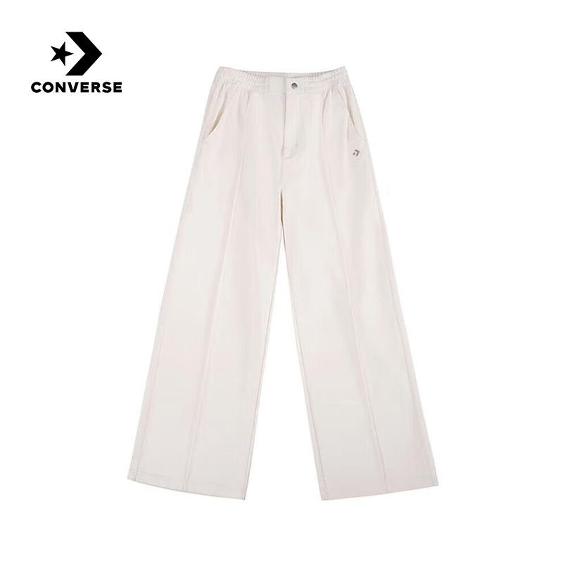 Converse匡威25冬女子针织长裤宽松阔腿裤运动休闲裤 WCJ141-W2Y