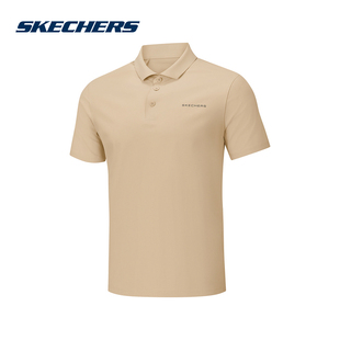 Skechers斯凯奇26夏季男士运动短袖透气舒适休闲POLO衫 P226M109