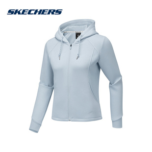 P425W065 潮流保暖女外套 01DS 运动时尚 SKECHERS斯凯奇连帽修身