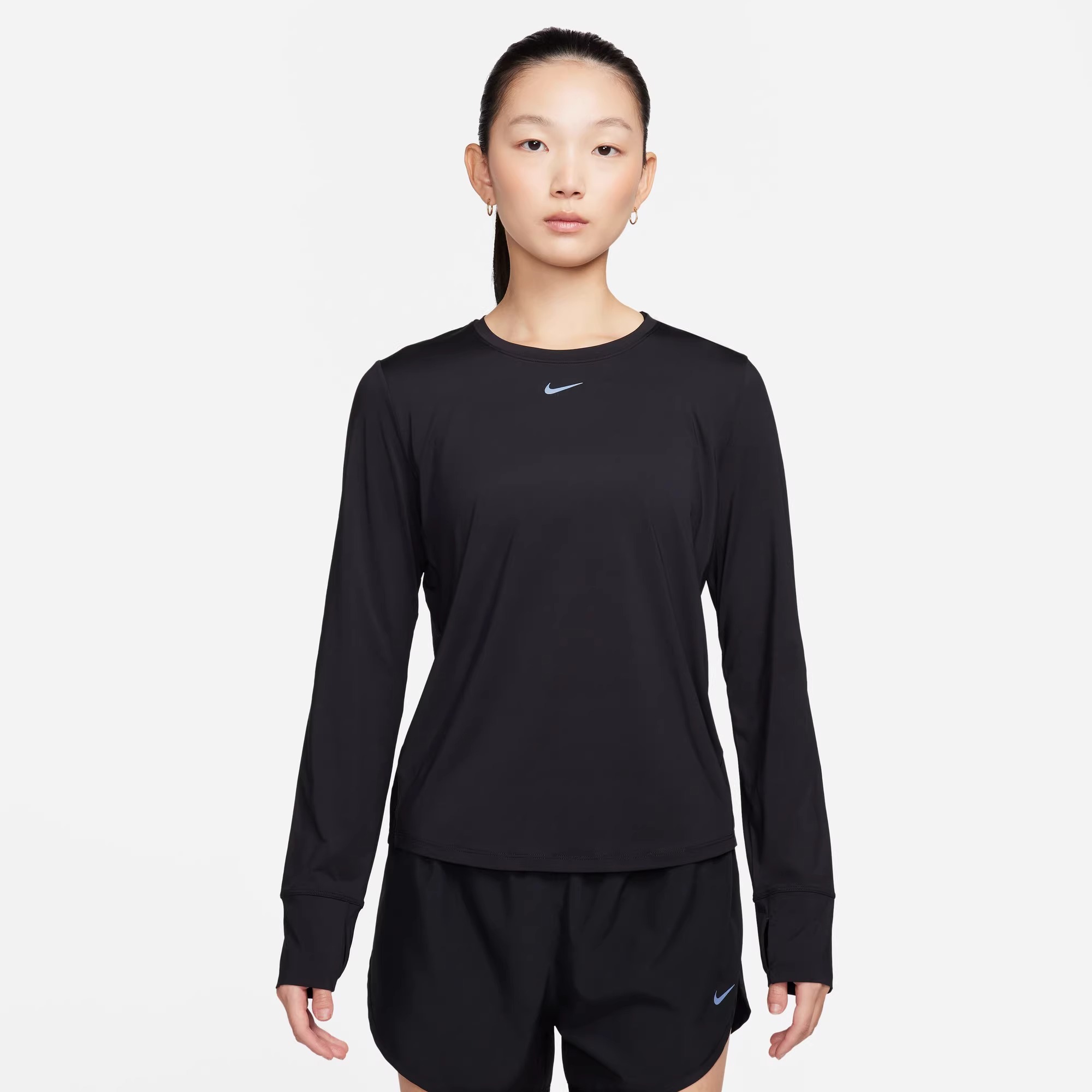 NIKE耐克ONE CLASSIC DRI-FIT女子经典款速干长袖上衣FN2802-010