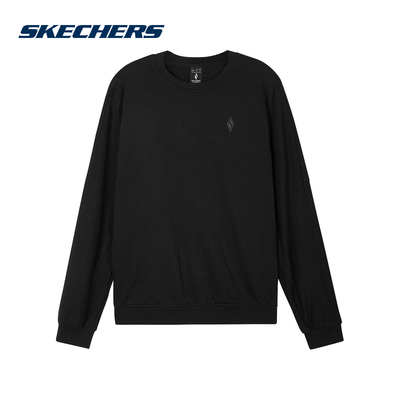 Skechers斯凯奇男子卫衣舒适休闲运动针织套头衫 L124M034/0018