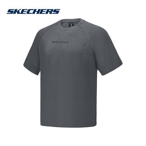Skechers斯凯奇2025男女山野户外运动针织短袖T恤衫P225U025-05RG