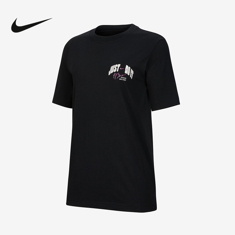 NIKE耐克郑钦文中国赛季特别款印花上衣棉T恤宽松短袖IV6815-010